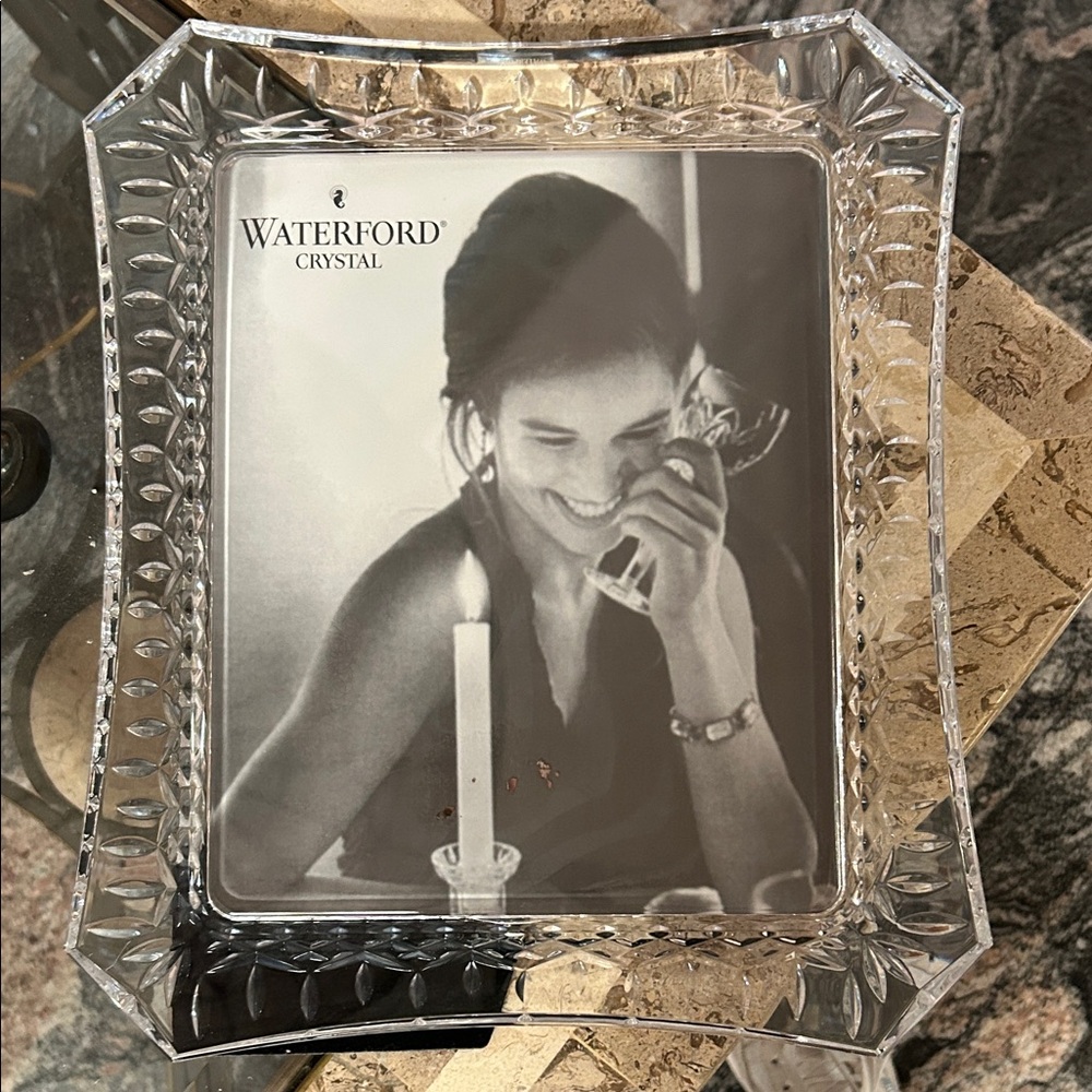 Waterford crystal picture frame for 8x10